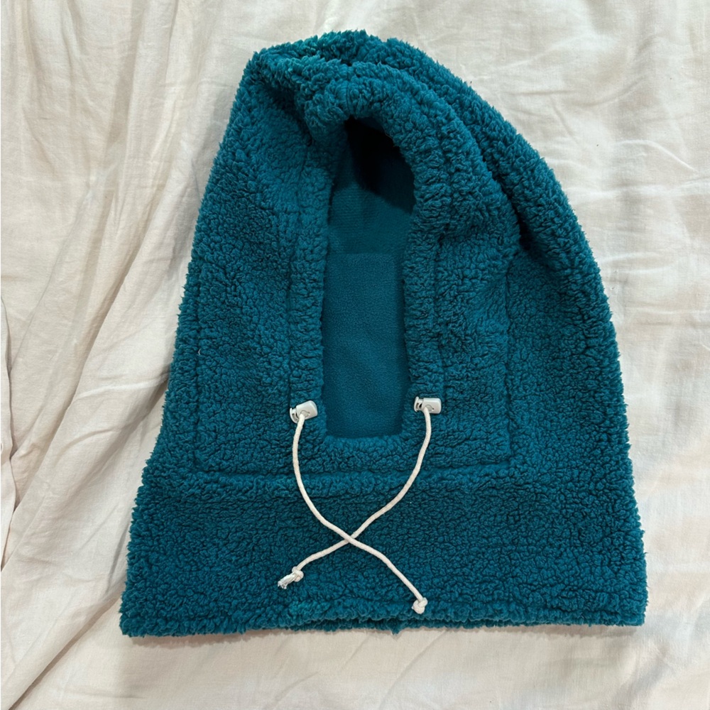 Sherpa Helmet Hood for Ski/Snowboarding, Teal, OS